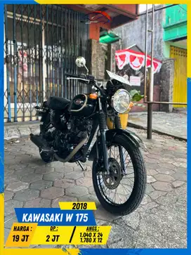 KAWASAKI W 175 2018 MANTAP POLL MASZEHH HIKMAH MOTOR KEPUH