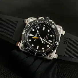 Bell & Ross BR 03-92 Steel Diver 42mm on rubber strap