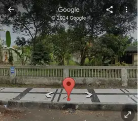 Disewakan tanah pekarangan strategis depan RTH Maron,Genteng