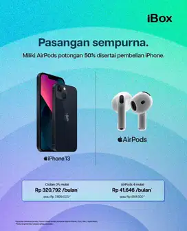 Iphone 13 bundling airpods cicilan bunga 0%