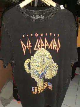 Kaos band def leppard vintage ada copyright