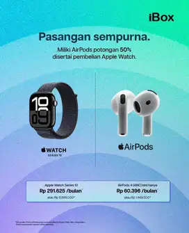 Apple watch se bundling airpod cicilan bunga 0%