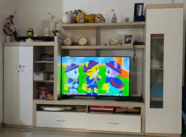 Informa - Informa New Stuttgart I I Set Lemari Tv - Cokelat Maple
