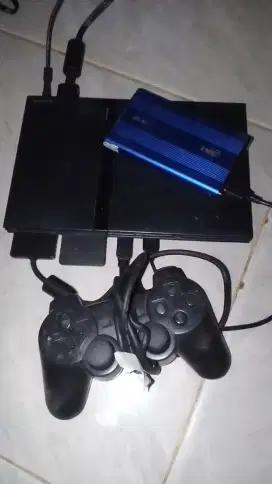 PS2 slim HDD 40gb nego
