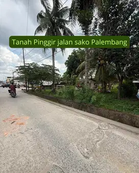 Tanah pinggir jalan sako kenten