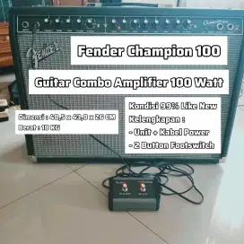 Ampli Gitar Fender Champion 100 Guitar Combo Amplifier Gitar