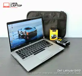 Dell Latitude 5410 Core i5 Gen10 RAM 8GB SSD 256GB Laptop Second Bekas