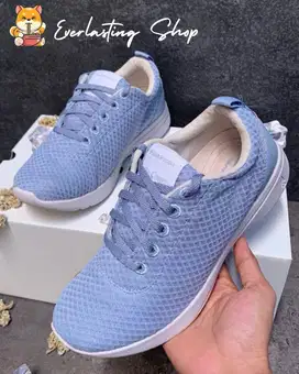 Hush Puppies Good Shoe Lace Light Blue Sepatu Casual Sneakers Pria Wan