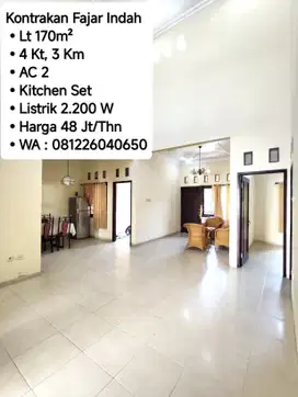 Sewa Rumah Area Jajar Solo, Dekat Manahan, Alila, Alana, Solo Square