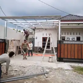 Tempahan kanopi atap alderon