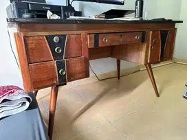 Meja Kantor Kayu Asli