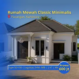 Rumah Classic Murah di Solo Barat: 2 menit UIN Surakarta, SHM, IMB