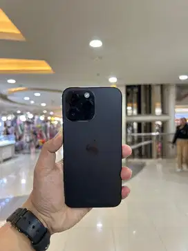 IPHONE 14 PROMAX 128 GB SPACE BLACK MULUS FULLSET