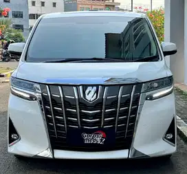 Toyota Alphard G 2018 Antik Low KM Murah Bekas Ganjil Putih Irit