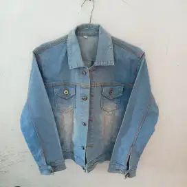jaket jeans crop