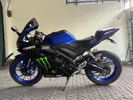 Yamaha R15 V3 Monster Energy, Low KM, Pajak Hidup
