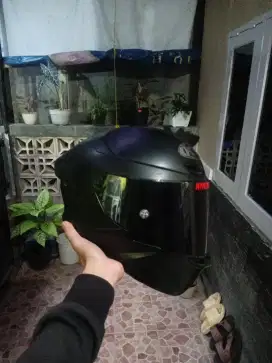 HELM KYT TT-COURSE BLACK DOFF