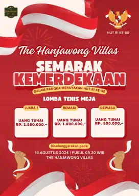 Punya tanah legalitas SHM sangat tenang dan nyaman di the hanjawong vi