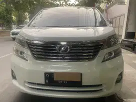 Toyota Vellfire V premiumsound Captainseat putih 2011 Record Astra (B)