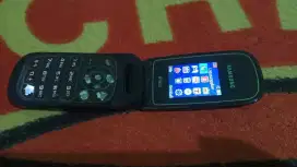 Samsung flip E1272 dual sim awet batre