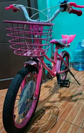 Bismillah di jual sepeda anak cewe ukuran 6/7 thn kondisi sangat mulus
