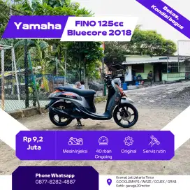 Yamaha Fino Sporty 125cc Bluecore Tahun 2018 Pajak Hidup