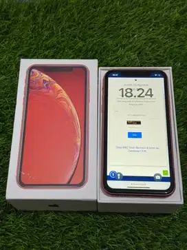 iPhone xr 128 Beacukai warna coral
