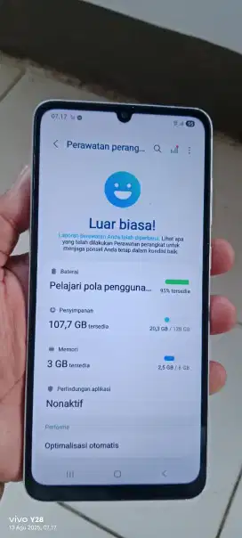 Samsung a05 resmi. 6+6/128. Pmkyan ja bekas swkes luntur