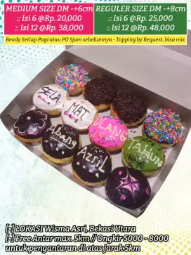 Donat toping pilihan