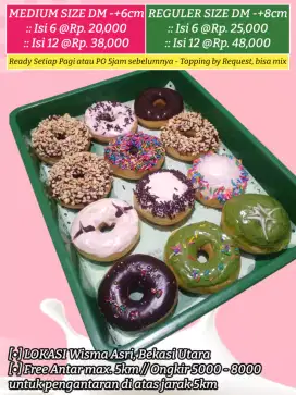 Donat varian rasa mix