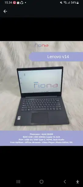 Lenovo v14 Amd 3020E| Ram 4Gb| SSD 256Gb