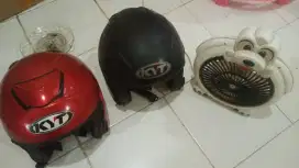 Jual helem KYT Kyoto & KYT galaxy slide sama kipas mati
