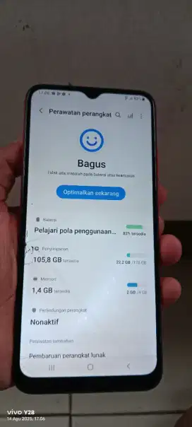 Samsung A03 resmi. 4+4/128. Mnus retak sma sedow tipis