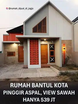 Rumah dekat RSUD Bantul Pinggir Jl Aspal di Trirenggo Proses Bangun