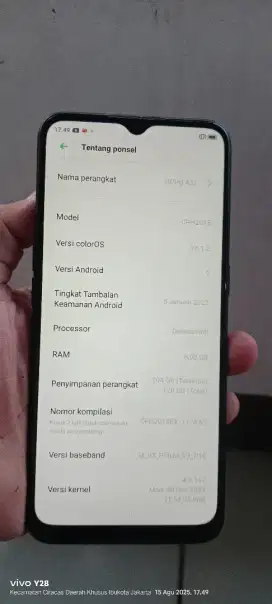 Opo. A31 resmi opo no kw2 yah no mnus pmkyan ja