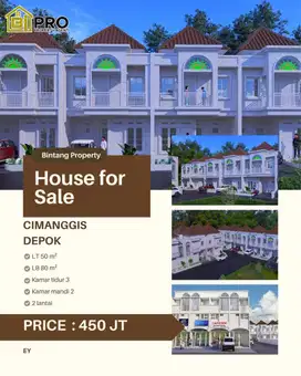 Rumah 450 juta di Radar Auri, Cimanggis, Depok