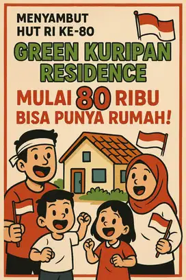 Dijual Rumah Modern Di GREEN KURIPAN RESIDENCE BOGOR Lokasi Strategis