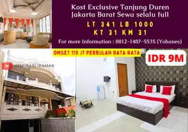 Kost Exclusive Tanjung Duren Jakarta Barat Sewa selalu full