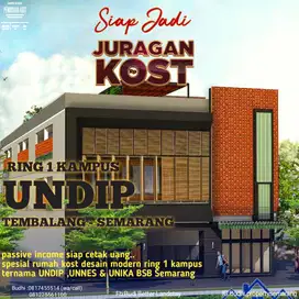 30 KAMAR,3 LANTAI,ISTIMEWA MURAH,KOST MODERN STRATEGIS RING 1 UNDIP