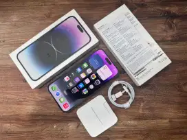 Iphone 14 Pro Max 256GB Deep Purple Ex Ibox Lengkap Normal bisa COD