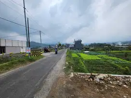 Tanah Siap Bangun di Metro Batu, View Pegunungan