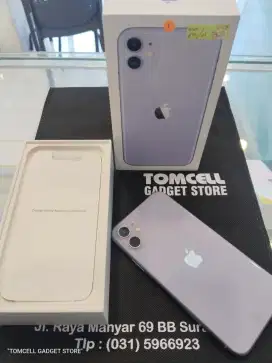 IPHONE 11 64GB EX RESMI NORMAL LENGKAP