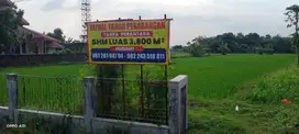 DIJUAL TANAH KERING LOKASI STRATEGIS DEKAT PINTU TOL SRAGEN TIMUR