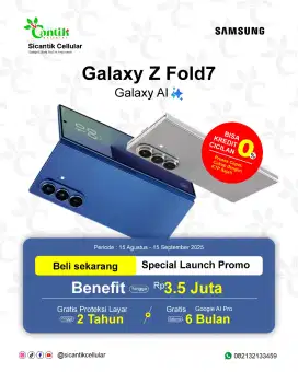 READY HARGA MIRING SAMSUNG GALAXY Z FOLD7 DAN Z FLIP 7