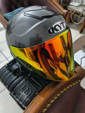 Jual Helm KYT Kyoto + visor iridium gold
