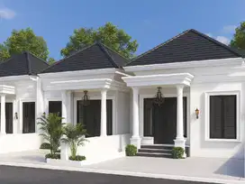 Rumah Siap Bangun Yogyakarata Desain Arsitektur Classic, Sleman
