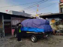 Jasa angkut pindahan kontrakan pakai pickup losbak