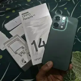 Oppo Reno 14 5G Ram 8+8/256GB | Green | FULLSET ORIGINAL LIKE NEW