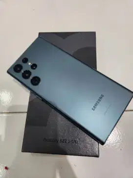 Samsung Galaxy S22 Ultra Gren Ram 12/256gb Lengkap Mulus
