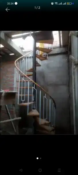 Tangga putar minimalis